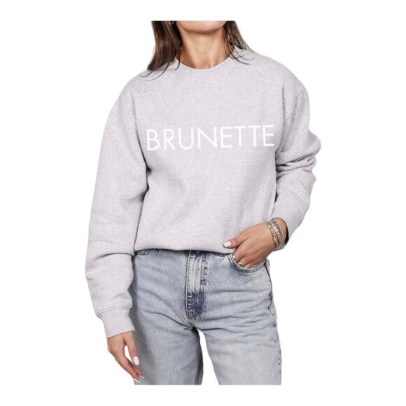 Brunette The Label  Classic Crew Neck Sweatshirt - Picture 5 of 5